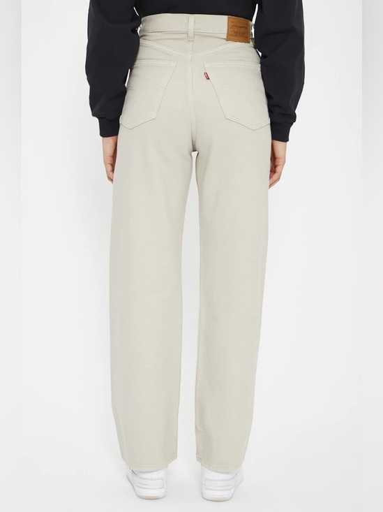 Levi's Denim - Levi's Ribcage Wide Leg High-Rise Jeans in Cream